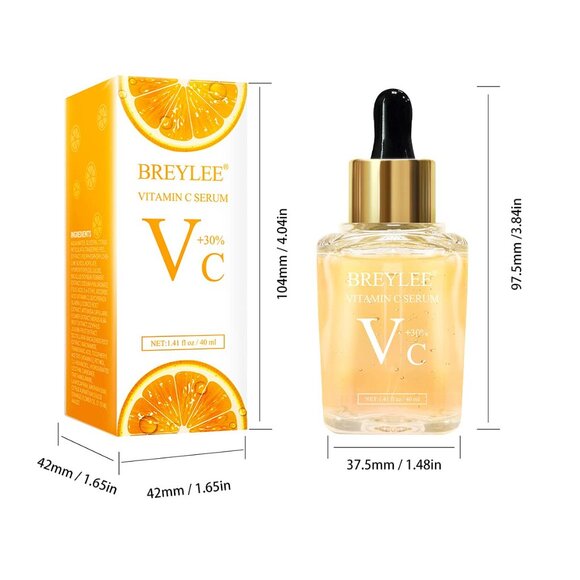 BREYLEE Vitamin C Serum for Face & Eye (1.4 oz) for Brightening Skin,Dark Spot R - Picture 9 of 10